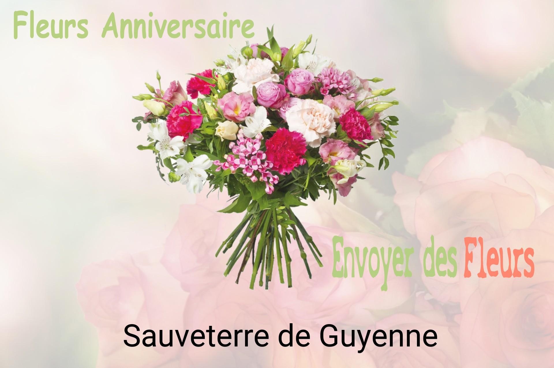 Bouquet de fleurs d’anniversaire livré à Sauveterre-de-Guyenne