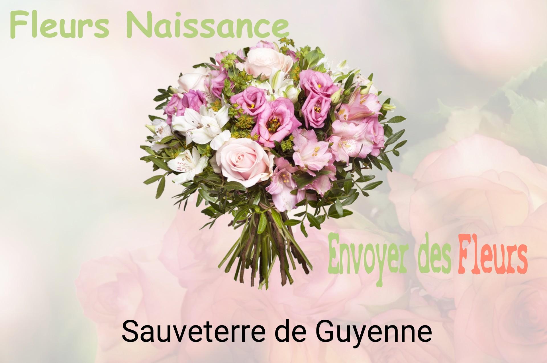 Bouquet de fleurs de naissance livré à Sauveterre-de-Guyenne
