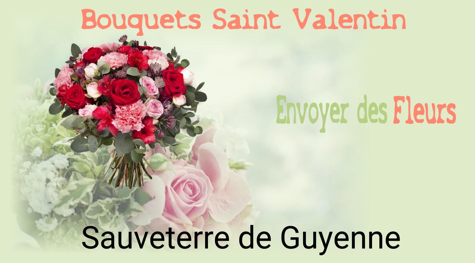 Roses de Saint-Valentin livrées à Sauveterre-de-Guyenne